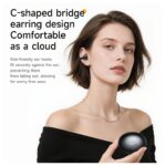 Fones de ouvido sem fio Hoco TWS EA8 na cor preta metálica - Image 4