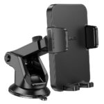 Suporte universal para celular Hoco para para-brisa/painel H37 preto - Image 4