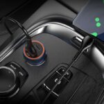 Carregador veicular Hoco USB A + USB C QC3.0 PD 20W Z46A Azul - Image 4