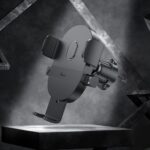 Suporte universal para smartphone Hoco para grade H18, preto. - Image 8