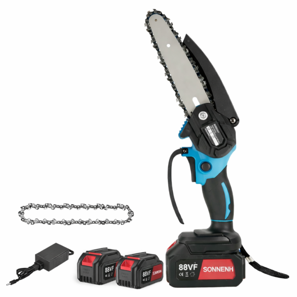 Mini Motosserra Elétrica Sem Fios – 88VF (Alta Potência)