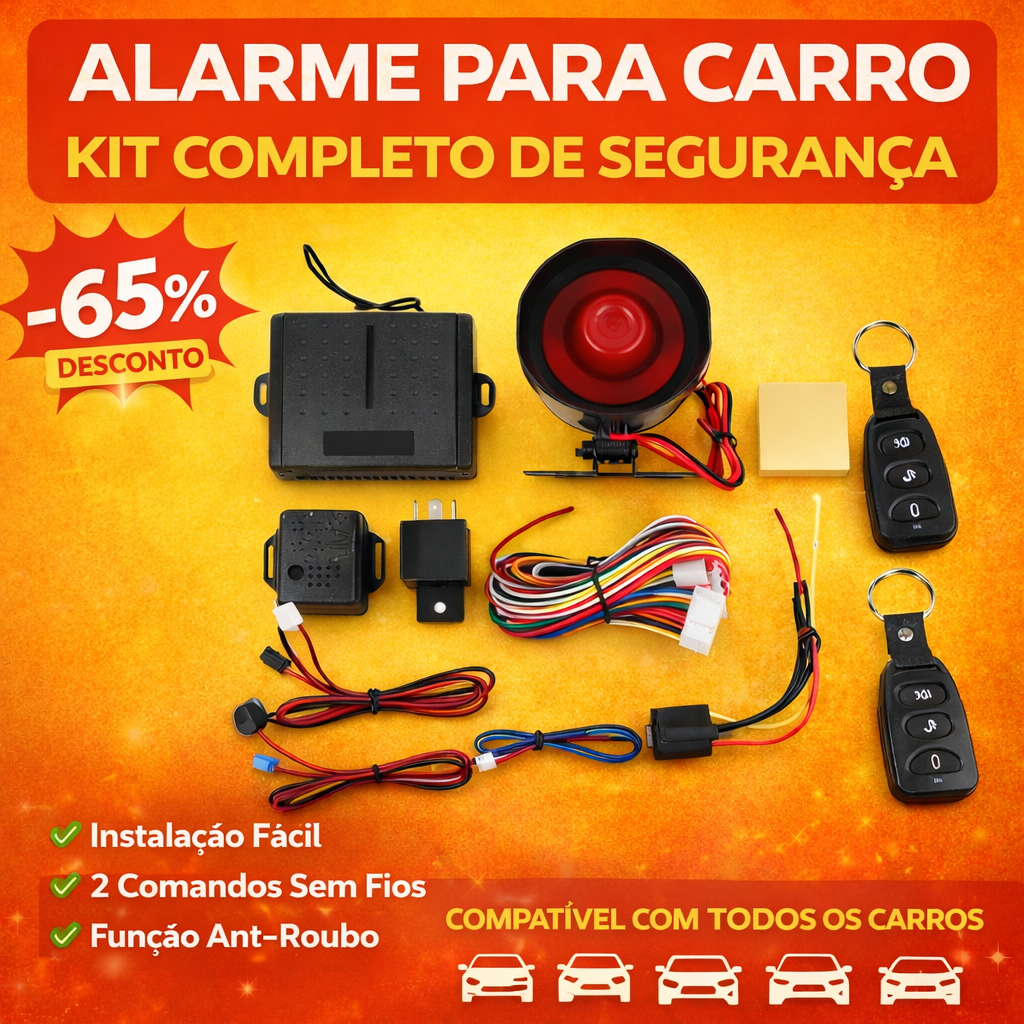 ChatGPT Image 15_01_2026, 16_16_50 ALARME AUTOMÓVEL UNIVERSAL – KIT COMPLETO DE SEGURANÇA - Image 1