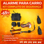 ALARME AUTOMÓVEL UNIVERSAL – KIT COMPLETO DE SEGURANÇA SIMPLES