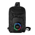 Caixa de som Bluetooth 8W 3h em formato de mochila 6L Hoco HC42 preta
