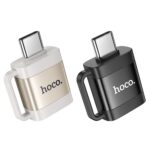 Adaptador OTG Hoco 3A UA31C USB-C para USB-A Cinza - Image 3