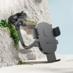Suporte universal para Smartphone Hoco para para-brisa/painel H20 preto - Image 3
