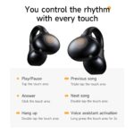 Fones de ouvido sem fio Hoco TWS EA8 na cor preta metálica - Image 13