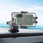 Suporte universal para celular Hoco para para-brisa/painel H37 preto - Image 2