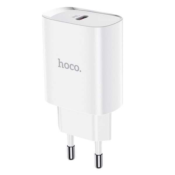 Carregador de Telemovel Hoco USB C PD 20W N14 Branco