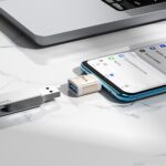 Adaptador OTG Hoco 3A UA31C USB-C para USB-A Cinza - Image 4