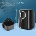 Fritadeira AirFryer 1400W 4.2L Aigostar Odin - Image 7