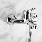 Torneira para Banheira em Latão – Monocomando Cromada - Image 2