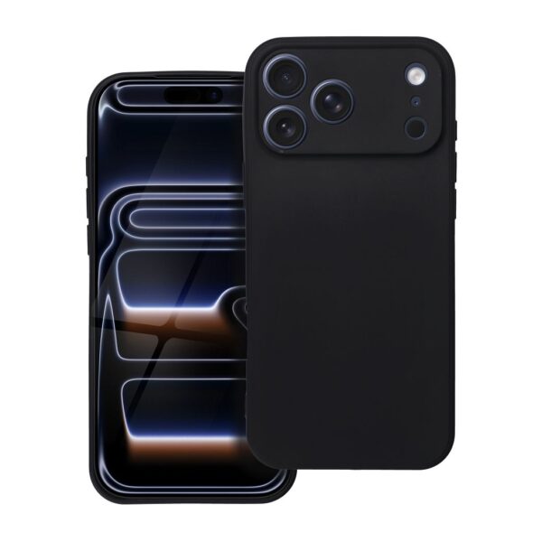 Capa macia para iPhone 17 Pro Max - Preta