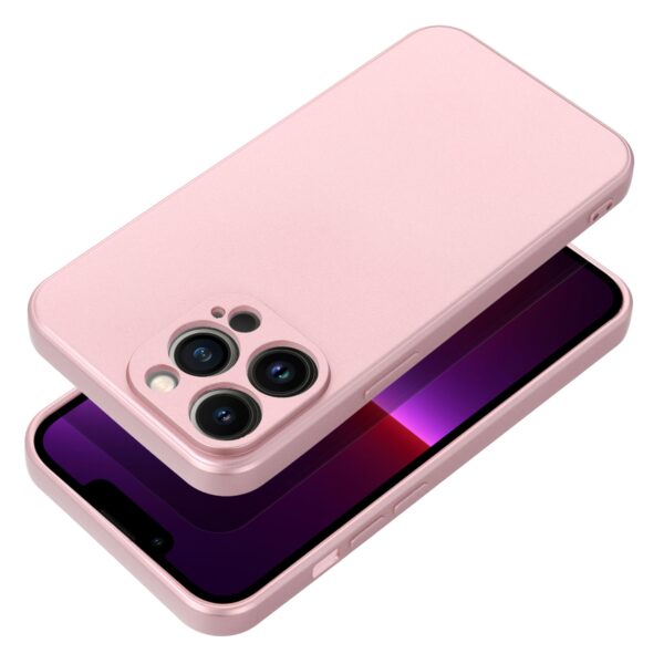 Capa Metálica para iPhone 17 Pro Max Rosa