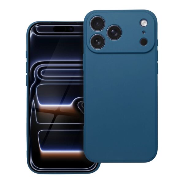 Capa Fosca p/ iPhone 17 Pro Max - Azul
