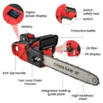 Motoserra 16" 2000W , Podador de Jardim - Azul - Image 3