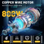 Tupia / Roteadora Elétrica 800W – Alta Precisão para Marcenaria (Sem Fresas) - Image 2