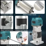 Tupia / Roteadora Elétrica 800W – Alta Precisão para Marcenaria (Sem Fresas) - Image 3