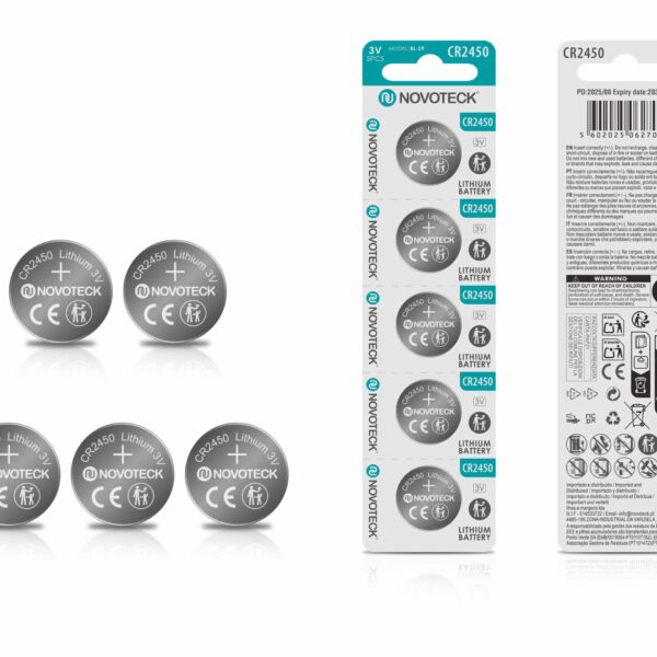 Bateria de Lítio CR2450 3V – Unidade BL-29