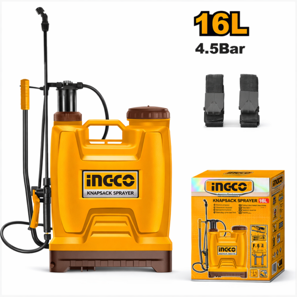 Pulverizador Costal INGCO 16L – 4.5 Bar