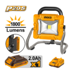 Refletor LED a bateria - 1800 lúmens - 20V 2Ah - Com carregador - Image 3