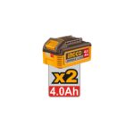 Polifusadora 20V com 2 Baterias 4Ah + Carregador – PTWTLI20182E – INGCO - Image 4