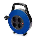 Enrolador de cabos para Lar 10m Cabo 3x1mm 4 Tomadas T/TL