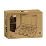 Fogão de Gás AKHUO Esmaltada Branca 3 Fogos - Image 2