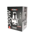 Picadora KÜKEN 300W – Tigela de Vidro 2L - Image 2