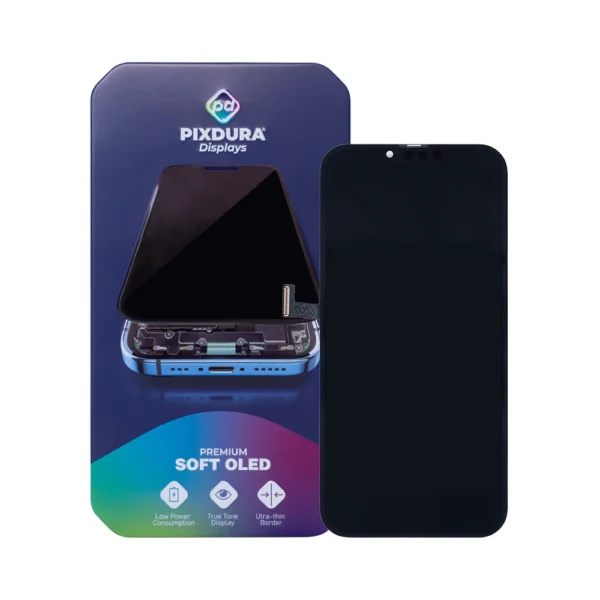Ecrã PIXDURA para iPhone 13 Pro Max – Soft OLED Premium (120Hz | IC Removível)