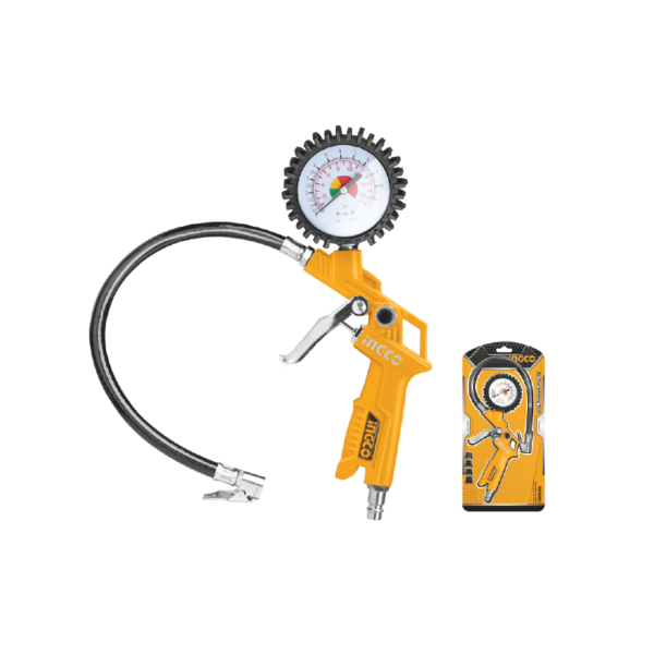 Manómetro de Enchimento de Pneus 36.2 – 50.8 psi - Ingco