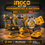 Pack 4 em 1 Bricolage 20V INGCO