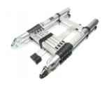 Escada Teslescopica, 2 Lados, 3,8 m, 3 Posições, 12 Degruas, Extensivel - Image 2