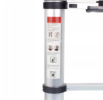 Escada Teslescopica  5m 15 Degraus 150kg + Establizador - Image 3