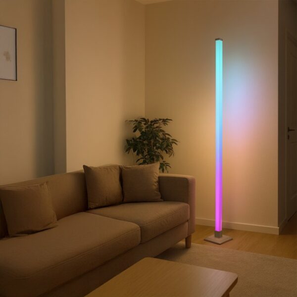 Luminária de Chão Rgbic 5V Dc Com Controle Remoto e Aplicativo