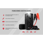 Arrancador de Carro 12000Mha Inteligente Até 6L Gasolina E 4L Diesel - Image 3