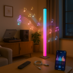 Luminária de Chão Rgbic 5V Dc Com Controle Remoto e Aplicativo - Image 3