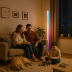 Luminária de Chão Rgbic 5V Dc Com Controle Remoto e Aplicativo - Image 5