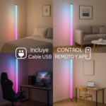 Luminária de Chão Rgbic 5V Dc Com Controle Remoto e Aplicativo - Image 7