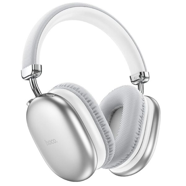 Fones de ouvido supra-auriculares sem fio Hoco W35 Max - Silver