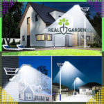 Luminária solar de jardim com poste, potente, 200W, painel de LED para rua, 247 LEDs. - Image 6