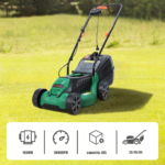 Cortador de Relva Elétrico leve e potente para cortar grama com cesto grande de 30L, 1600W e 32cm. - Image 9