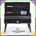 Churrasqueira de jardim dobrável e portátil para camping, ideal para turistas, com talheres inclusos. - Image 5
