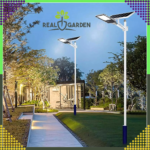 Luminária solar de jardim com poste, potente, 200W, painel de LED para rua, 247 LEDs. - Image 10