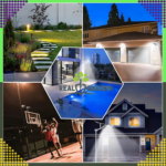 Luminária solar de jardim com poste, potente, 200W, painel de LED para rua, 247 LEDs. - Image 5