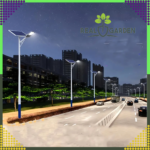 Luminária solar de jardim com poste, potente, 200W, painel de LED para rua, 247 LEDs. - Image 11