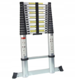 Escada Teslescopica  5m 15 Degraus 150kg + Establizador