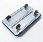 Carrinho de Transporte de Armazém com Plataforma Dobravél , Resistente, 300KG, Manual - Image 4