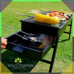 Churrasqueira a carvão dobrável e portátil para turistas, ideal para jardim, camping e uso geral - Image 6