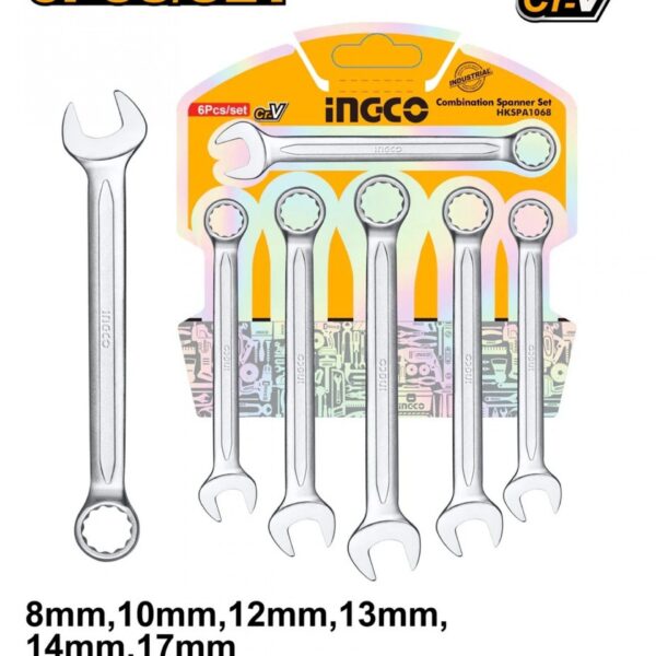 Conjunto misto 6 chaves boca luneta HKSPA1068 IngCo